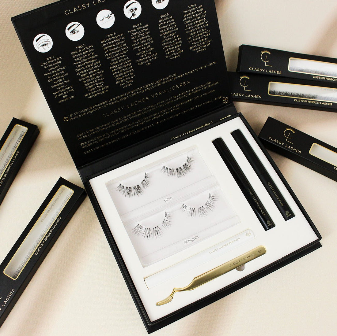 De Pracht van Classy Lashes: Ontdek het Fast Lashes-systeem en Iconische Stijlen geïnspireerd door Aaliyah, Beyoncé, Billie en Rihanna